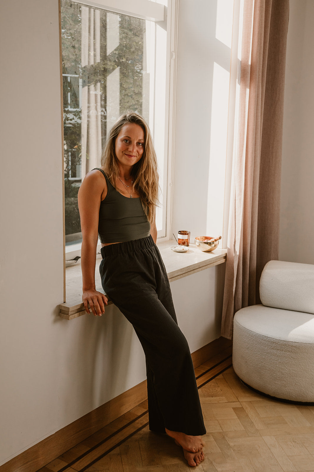 Teya Pants Black