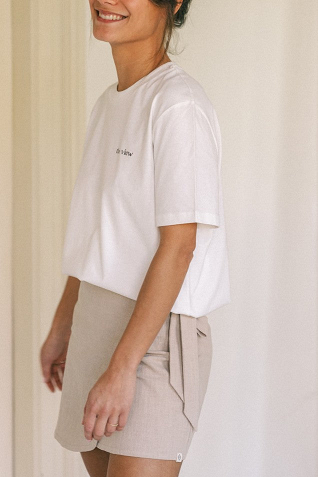 The View T-shirt Brown