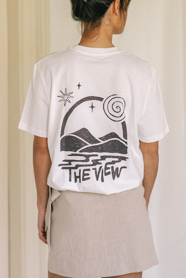 The View T-shirt Brown