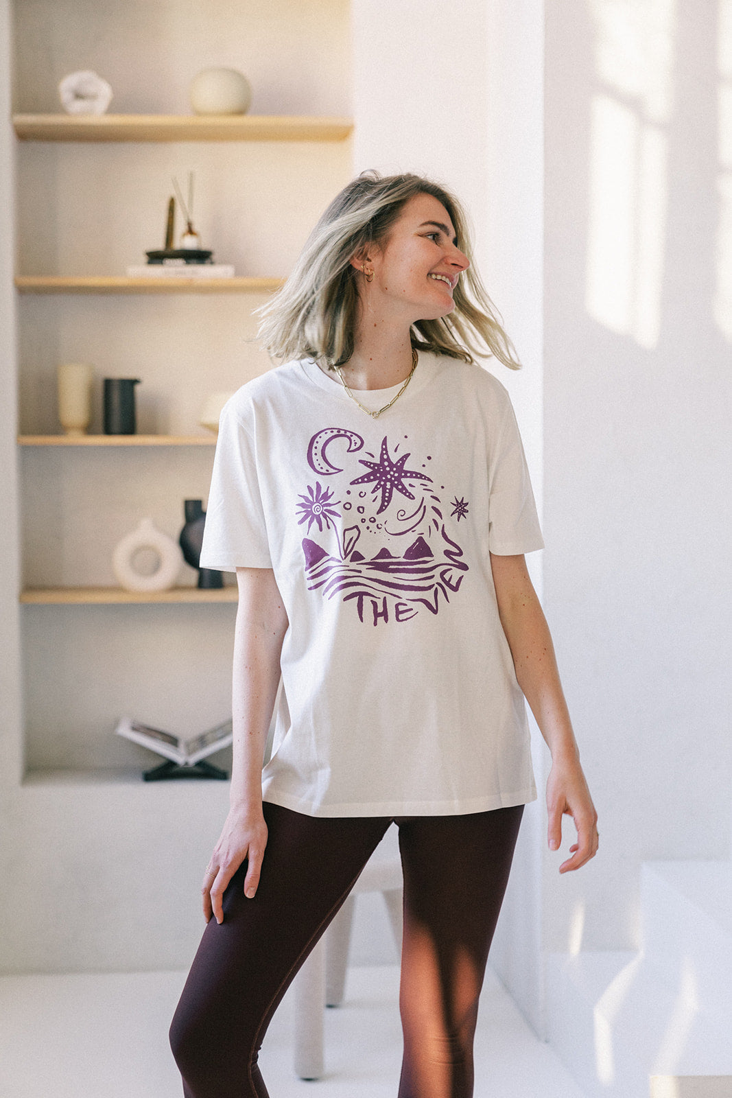 The View T-shirt Fuchsia