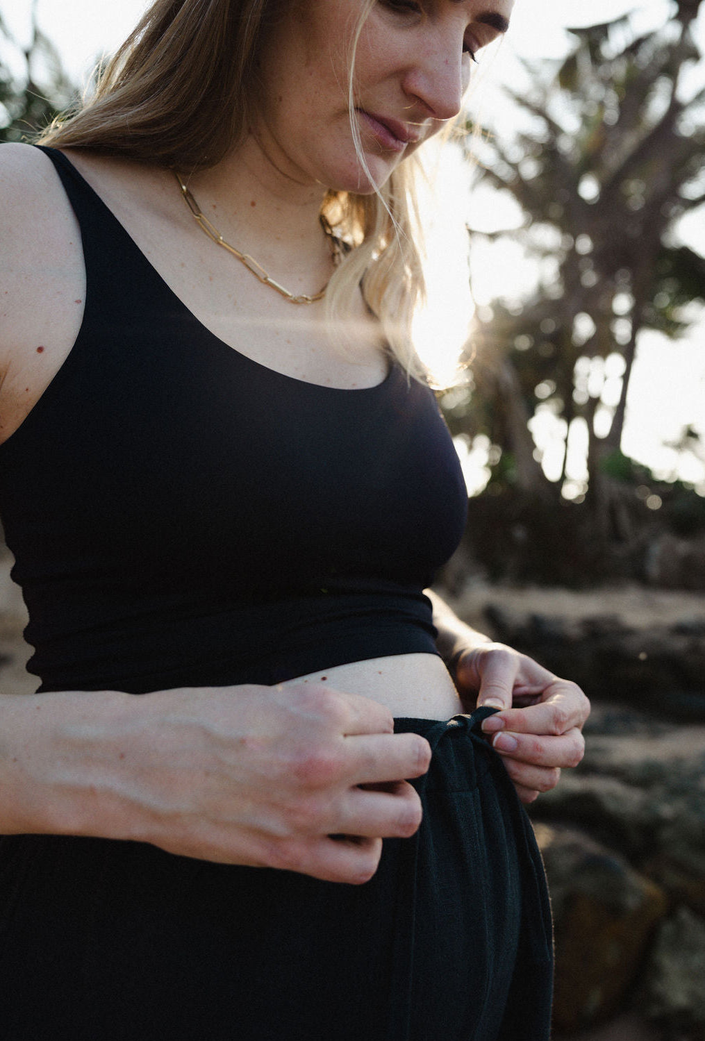 Teya Zwangerschaps broek Bruin