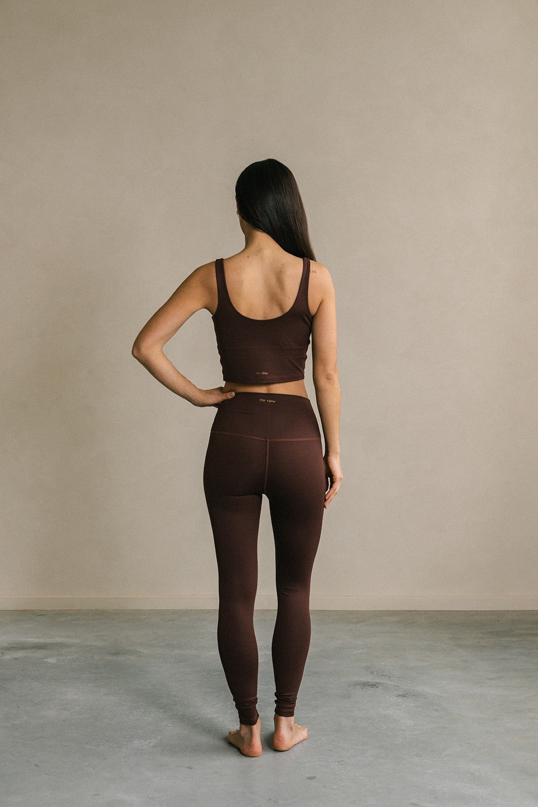 Brown Yoga Set