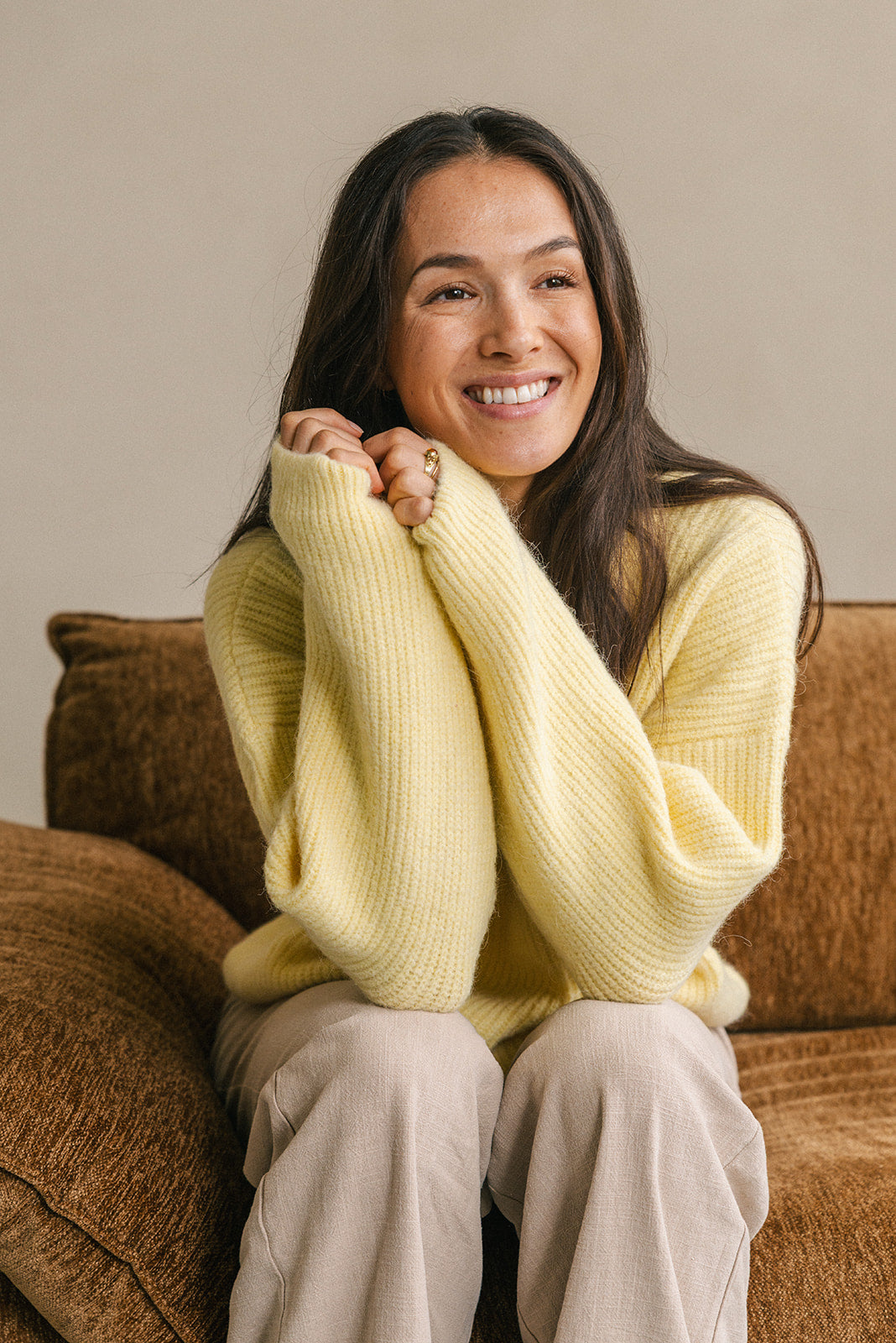 Anna Sweater Yellow
