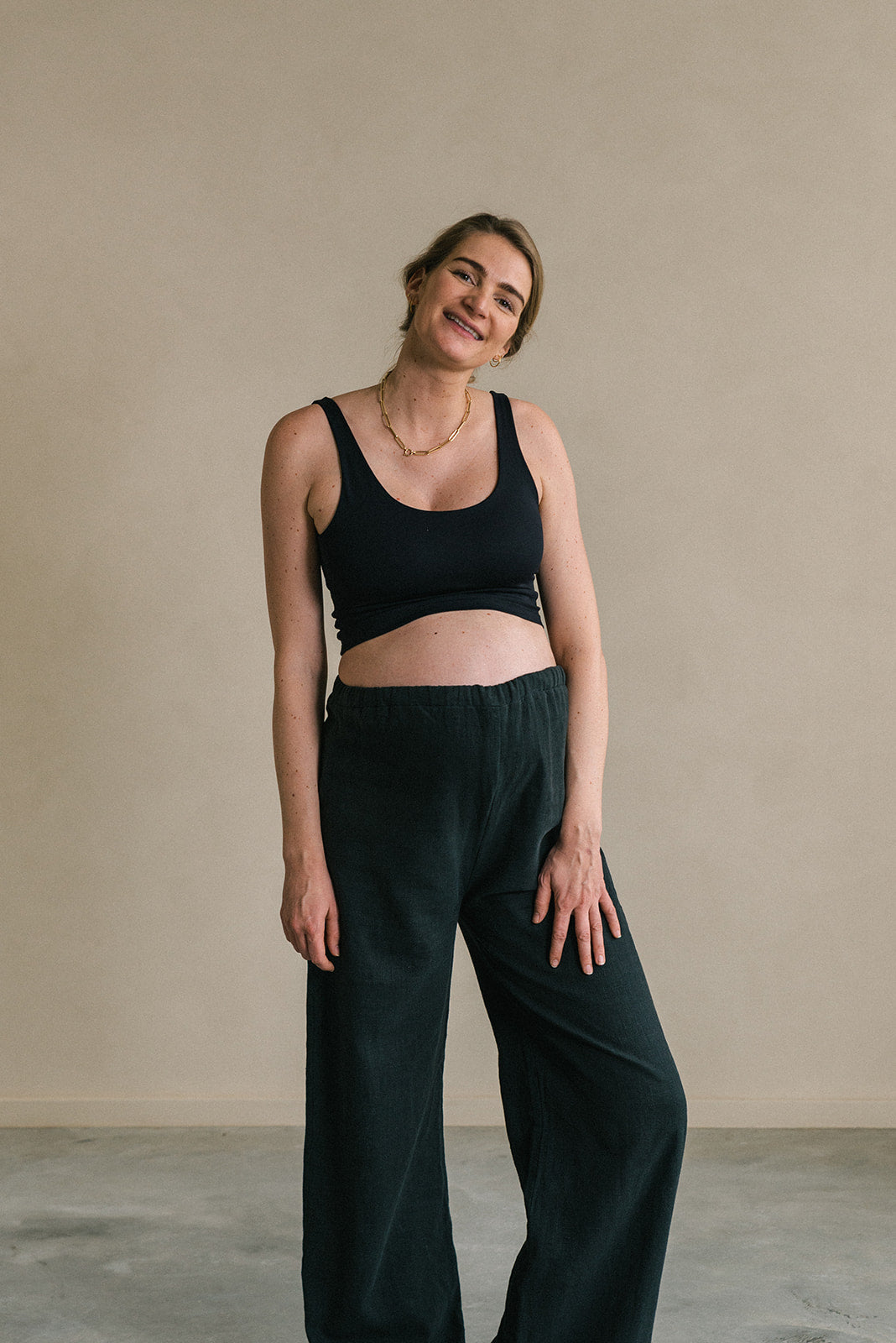 Teya Maternity Pants Black
