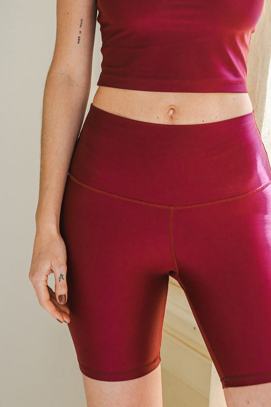 Vida Short Legging Bright Bordeaux